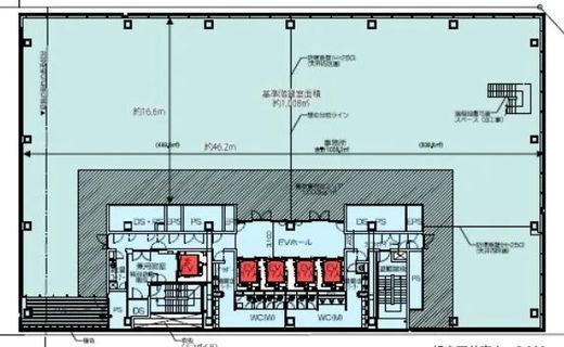 (仮称)東宝日比谷プロムナードビル 4階 間取り図