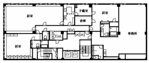 新紀尾井町ビル 3階 間取り図