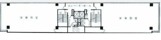 廣瀬第2ビル 5階東 間取り図