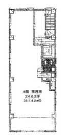 大陸ビル 4階 間取り図