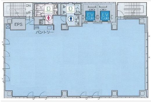 ミレーネ神田PREX 2階 間取り図