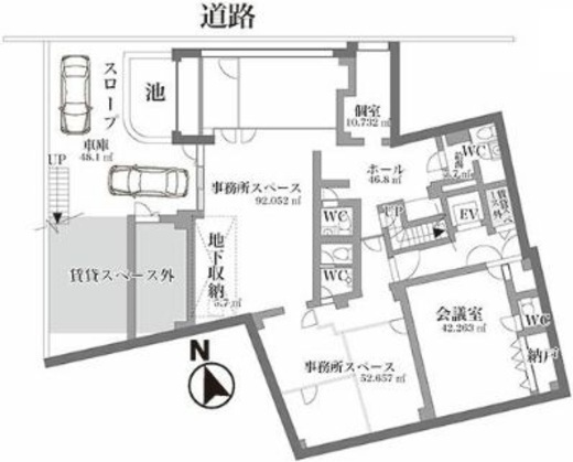 マンションキリイ B1階 間取り図