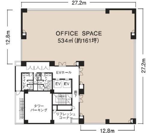 JEI本郷ビル 1階 間取り図