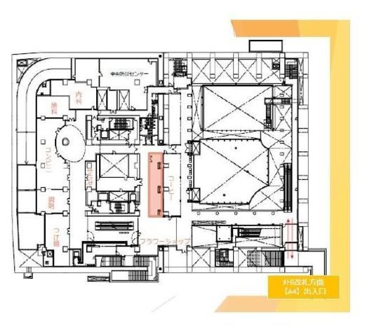 東京サンケイビル B1階 間取り図