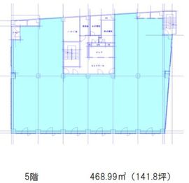 虎の門三丁目ビルディング 5階 間取り図
