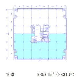 虎ノ門33森ビル 10階 間取り図
