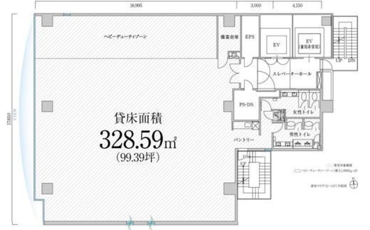PMO田町Ⅳ 9階 間取り図