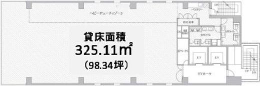 PMO浜松町Ⅱ 3階 間取り図