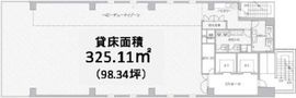 PMO浜松町Ⅱ 3階 間取り図