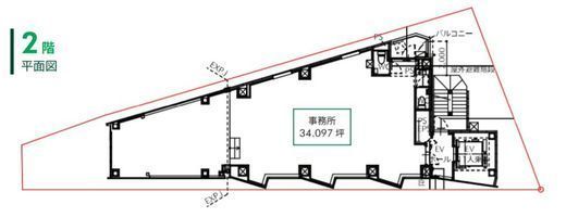 VORT神宮北参道(旧:(仮称)北参道PJ) 2階 間取り図