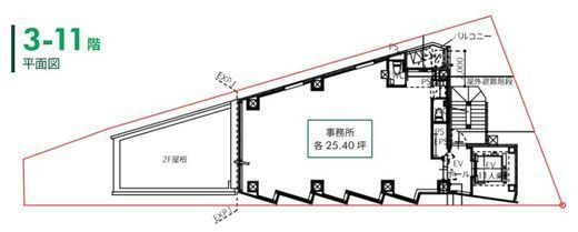 VORT神宮北参道(旧:(仮称)北参道PJ) 3階 間取り図