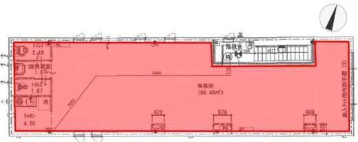 東京製糖小網町ビル 2階 間取り図