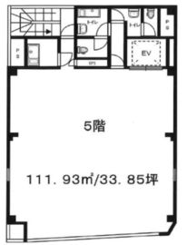 新宿スリーケービル 5階 間取り図