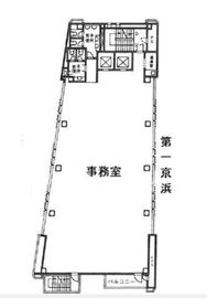 大野高輪ビル 3階 間取り図