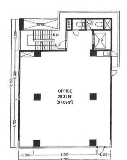 ジョワレ松濤 3階 間取り図