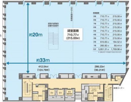oak神田鍛冶町 1階 間取り図