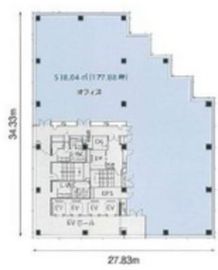 MFPR渋谷ビル 8階 間取り図