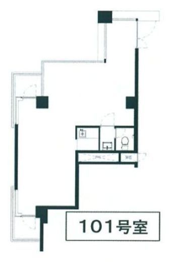 第20スカイビル 101 間取り図