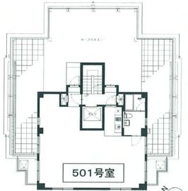 第20スカイビル 501 間取り図