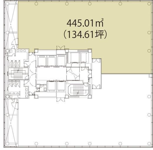 浜松町スクエア 10階A 間取り図