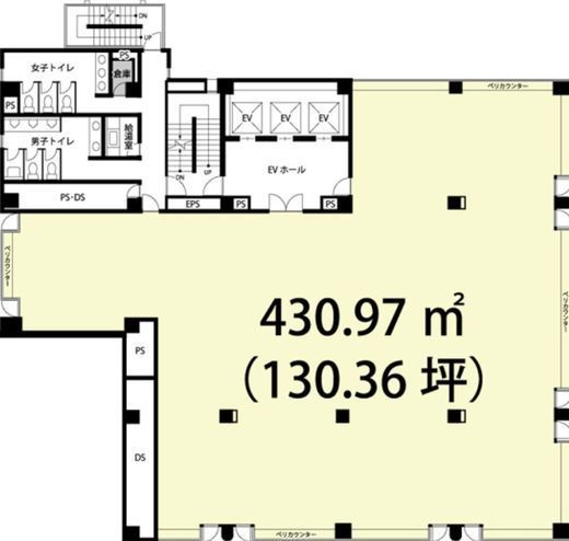JDBビル 7階 間取り図