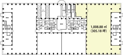 新宿アイランドタワー 42階104 間取り図