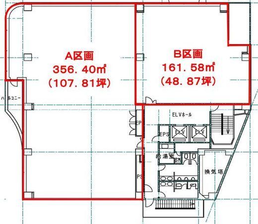 いちご本郷ビル 5階A 間取り図