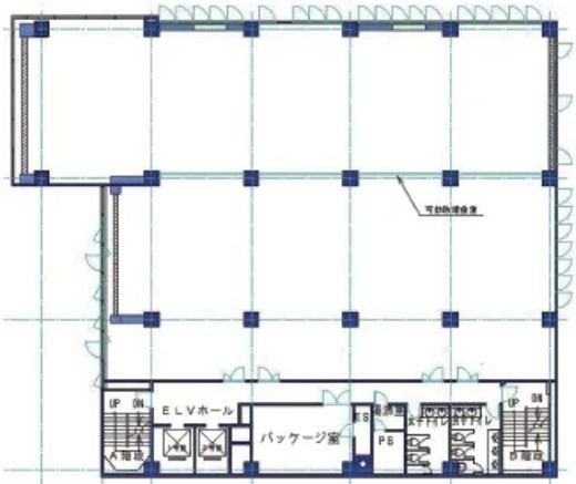 銀座大野ビル 8階 間取り図