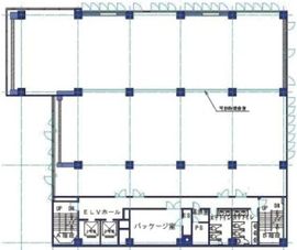 銀座大野ビル 8階 間取り図