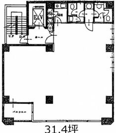 グランド日本橋小伝馬町 3階 間取り図