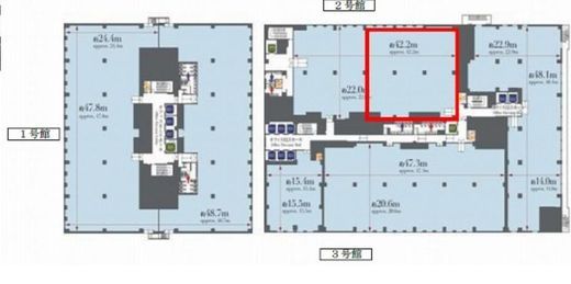 東京ダイヤビルディング2号館 7階 間取り図