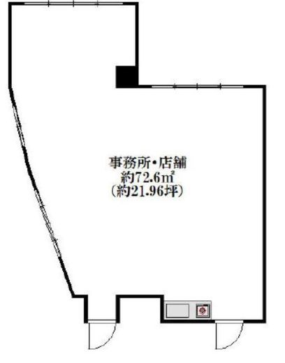 フラットウェル高輪 4階AB 間取り図
