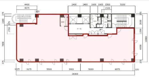 K・Kビル 6階 間取り図