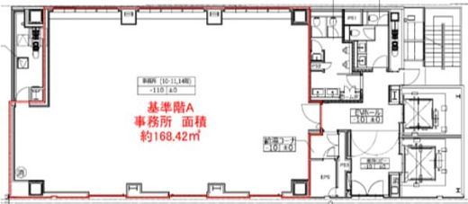 京橋RKビル 2階 間取り図