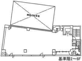 Aska V 日本橋 2階 間取り図