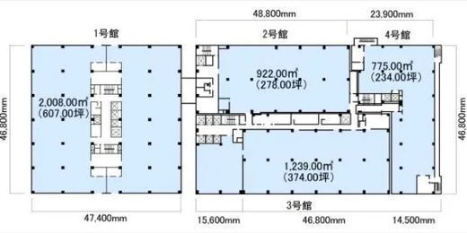 東京ダイヤビルディング1号館 4階 間取り図