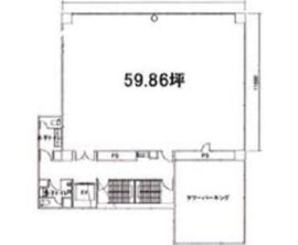 神明日本橋ビル 3階 間取り図