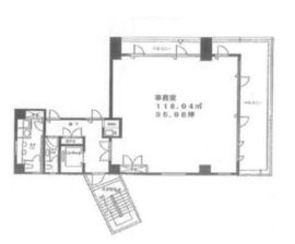 平河町共和ビル 5階 間取り図