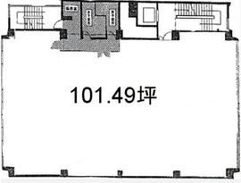 アイ・アンド・イー日本橋ビル 5階 間取り図