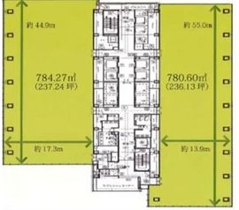 銀座松竹スクエア 5階 間取り図