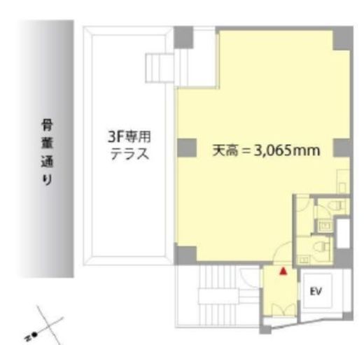 AOYAMA612 3階 間取り図