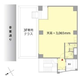 AOYAMA612 3階 間取り図