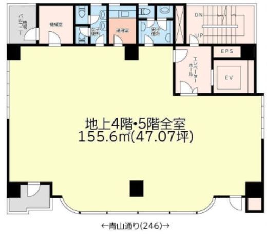 赤坂赤菱ビル 4階 間取り図