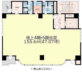 赤坂赤菱ビル 4階 間取り図
