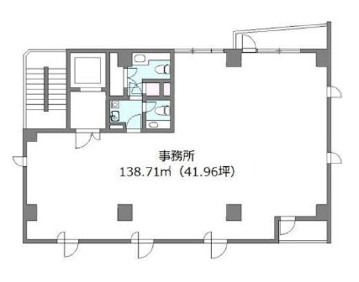 NAGAHAMAビル 4階 間取り図