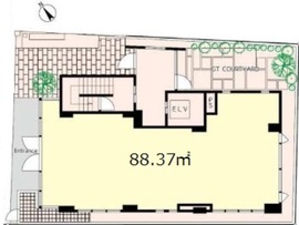 セゾン神宮前 1階 間取り図