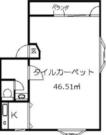 上田ビル 202 間取り図