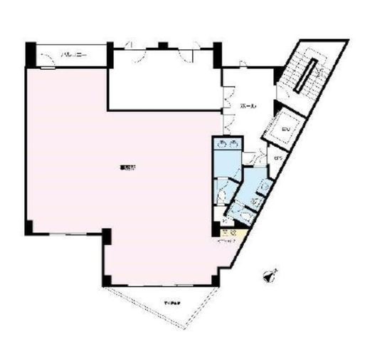 市ヶ谷グラスゲート 2階 間取り図