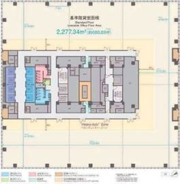 オークラプレステージタワー 18階 間取り図