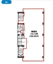 垣見麹町ビル 4階 間取り図